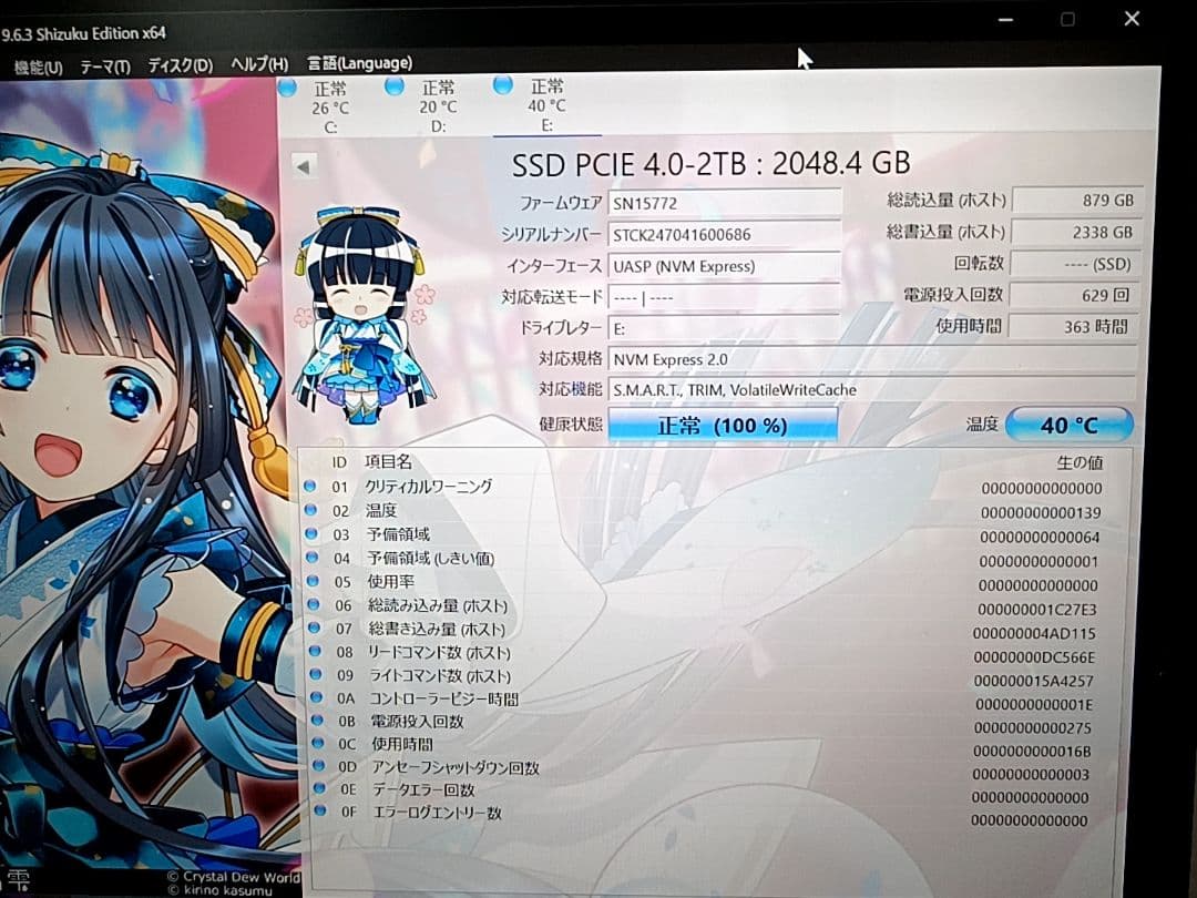 GEO SSD2TB M.2 PCIe Gen4 ゲオ DRAMレス PS5対応
