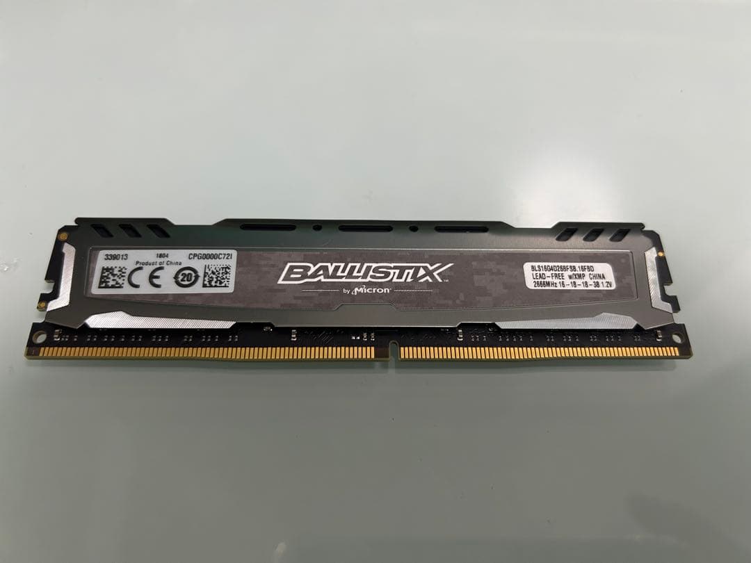 CFD BALLISTIX DDR4-2666 16GB デスクトップ用メモリ