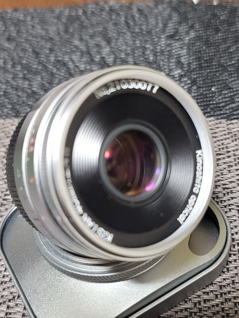 値下げ　美品　使用頻度極少　綺麗　Kistar40mm f2.4　フード付き