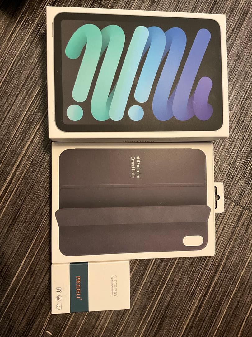 iPad mini 最新 256GB セルラー 美品 純正カバー+フィルム付