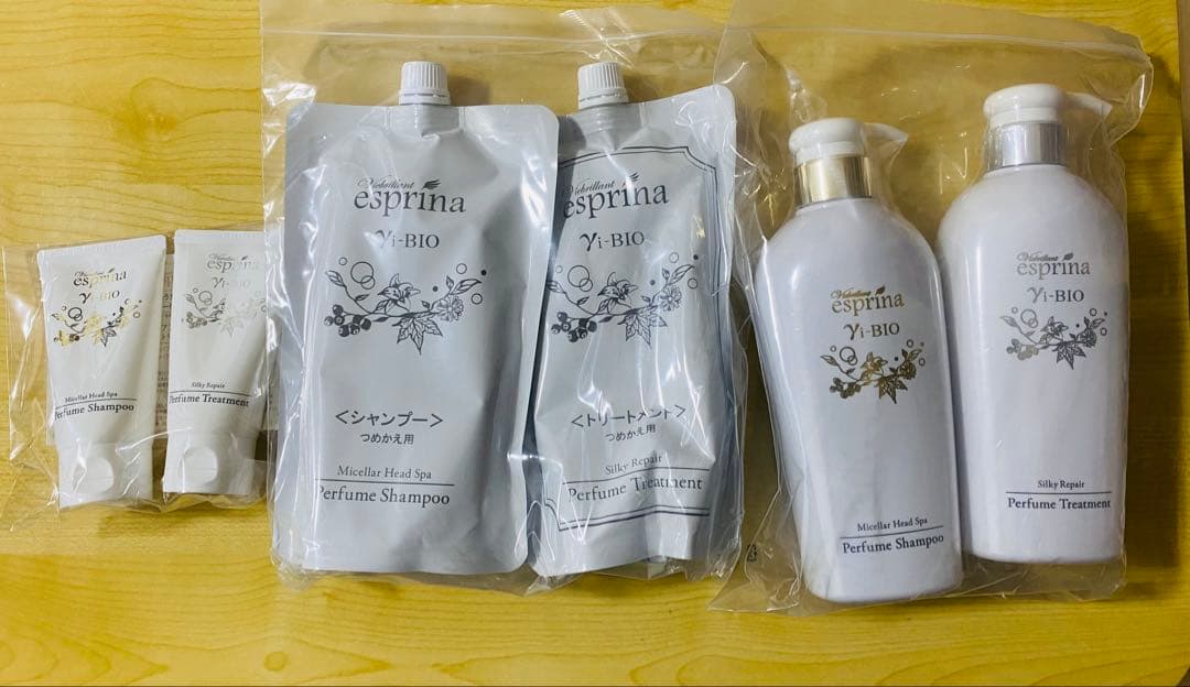 エスプリーナ 美BIO シャンプー　コンディショナー本体＋つめかえ用　おまけ付き