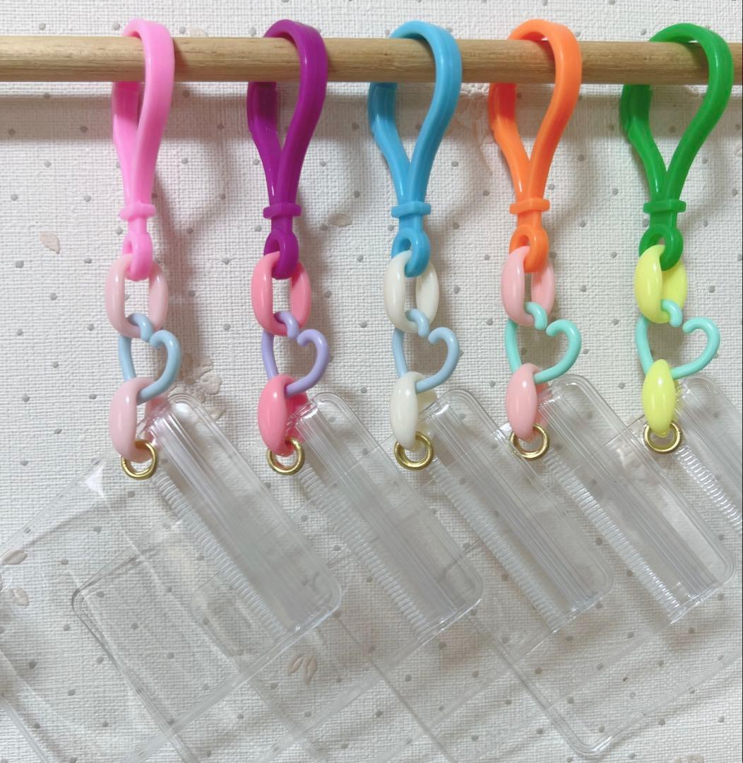 NO.203A 100個セット キャンディバッグ キーホルダー ハート