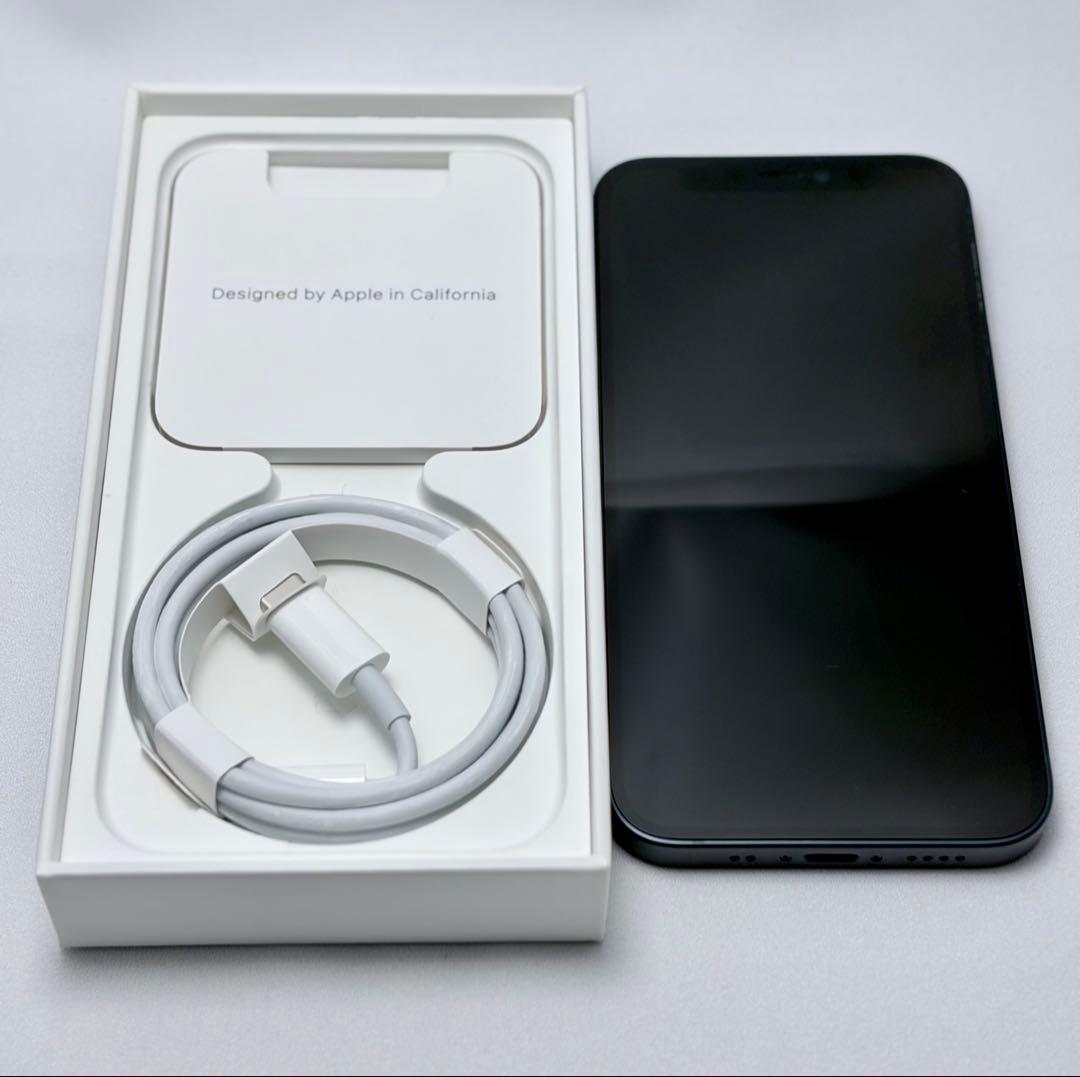 【128GB】iPhone 12 mini ブラック SIMフリー 動作◎