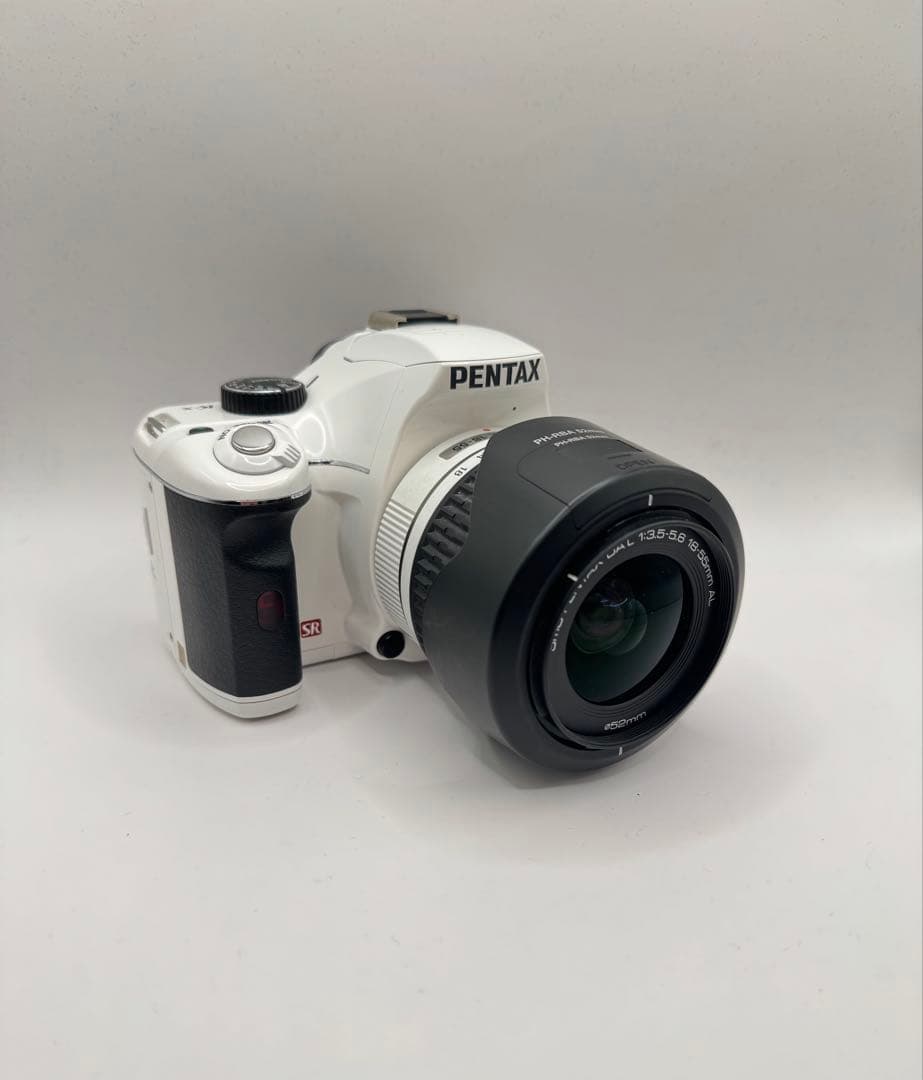 PENTAX ペンタックス K-x ホワイト 18-55mmレンズ付き