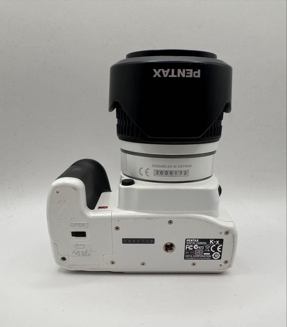PENTAX ペンタックス K-x ホワイト 18-55mmレンズ付き