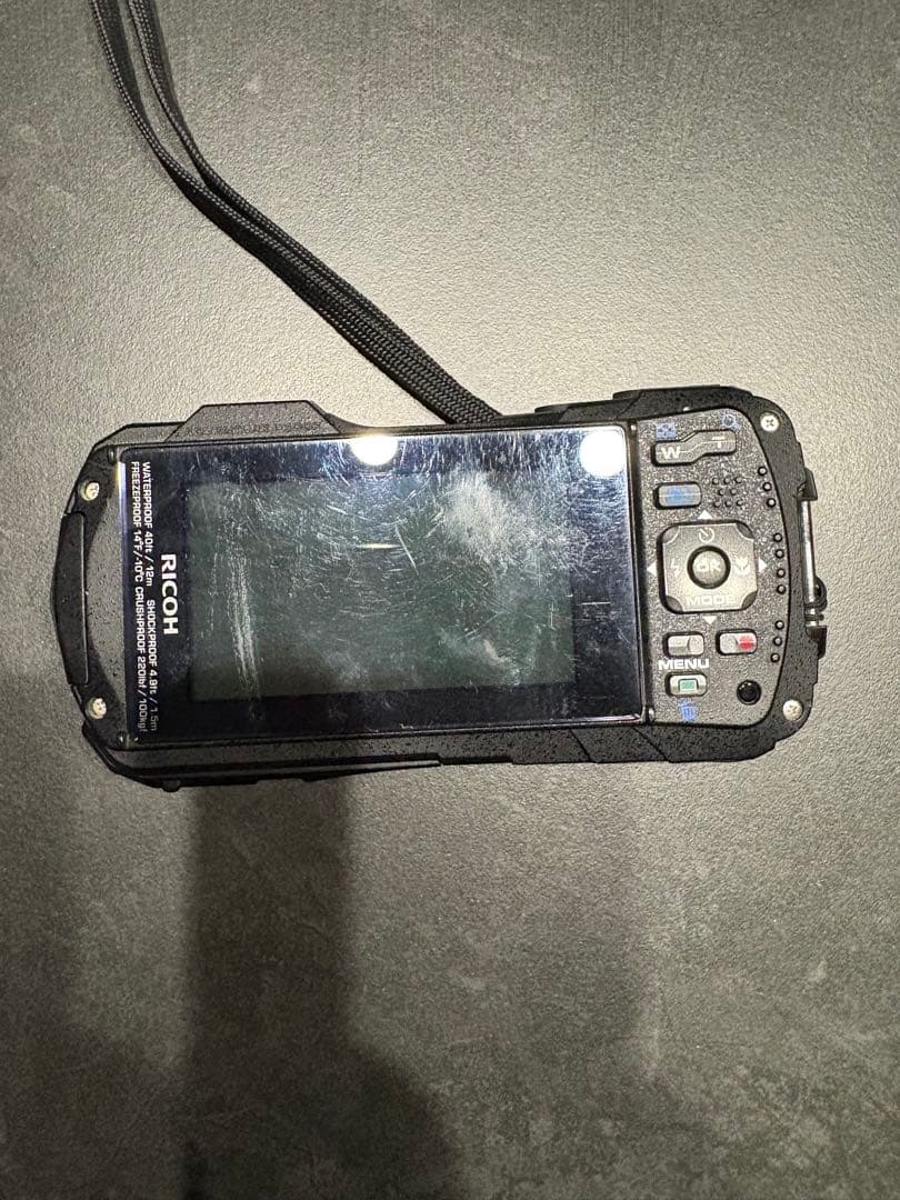【動作確認済】RICOH WG-30 ブラック 防水カメラ