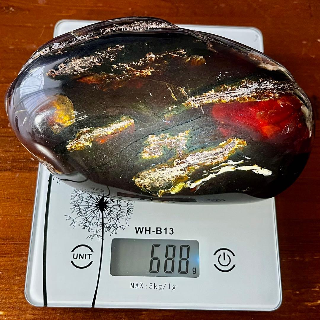 3340ct 琥珀 原石 標本 チェリー ブルー タイガー アンバー 激レア