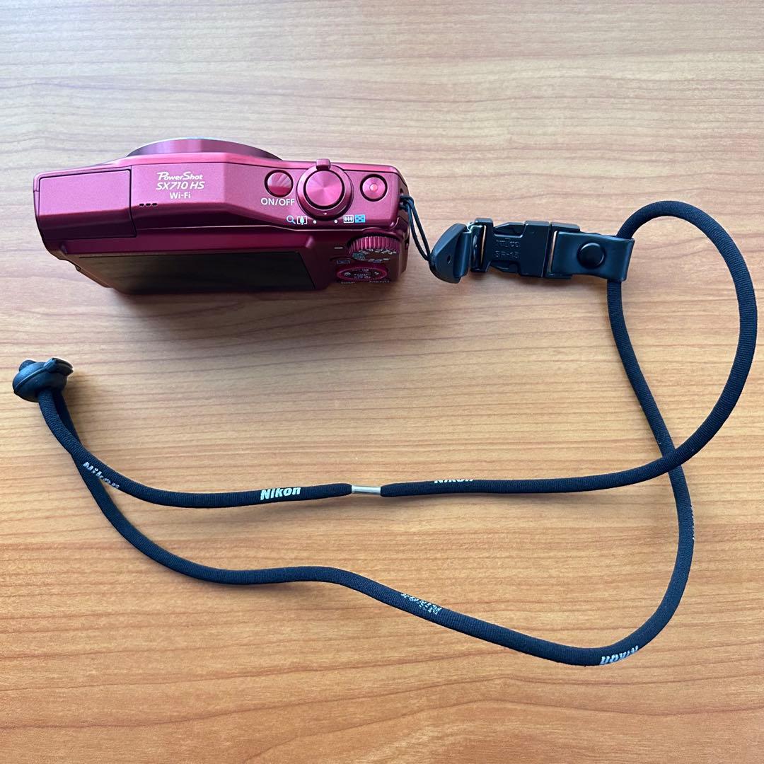 【美品】 Canon PowerShot SX710 HS レッド赤　純正ケース