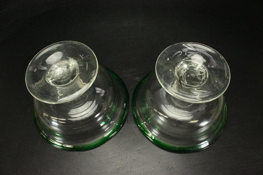 レトロ ガラス 氷カップ 六個 まとめて 大正-昭和(ZE850)