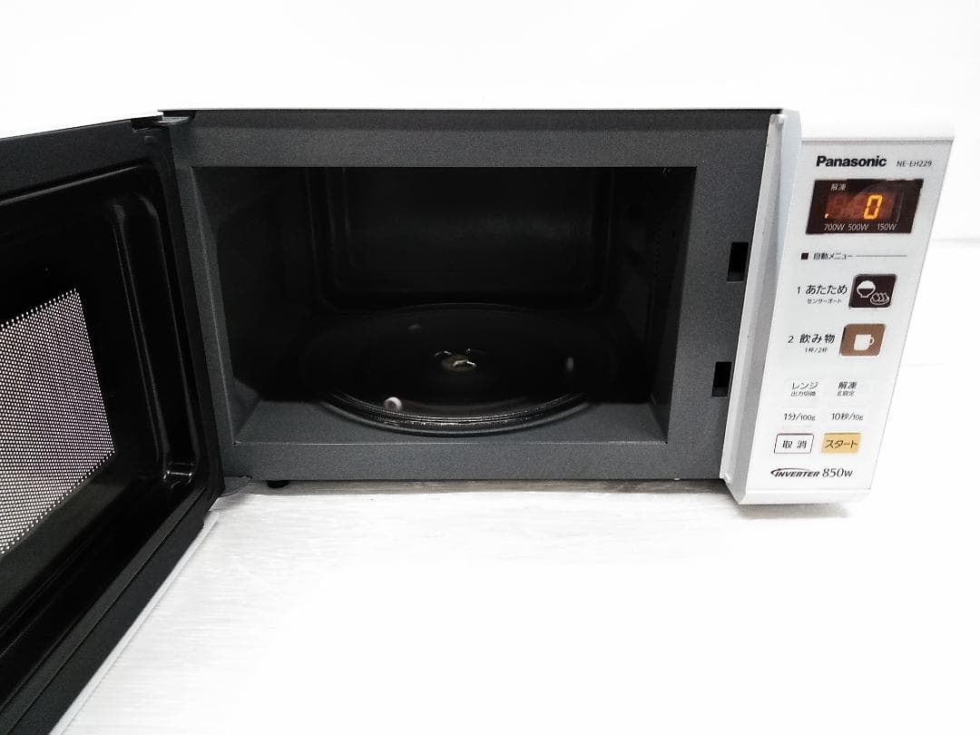パナソニック NE-EH229-W 電子レンジ エレック 22L 2017年製★