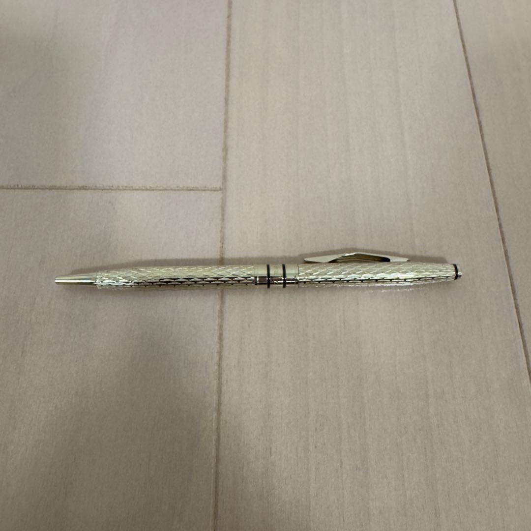 新品未使用　CROSS クロス　ボールペン　ゴールド　ダイヤカット　箱付き