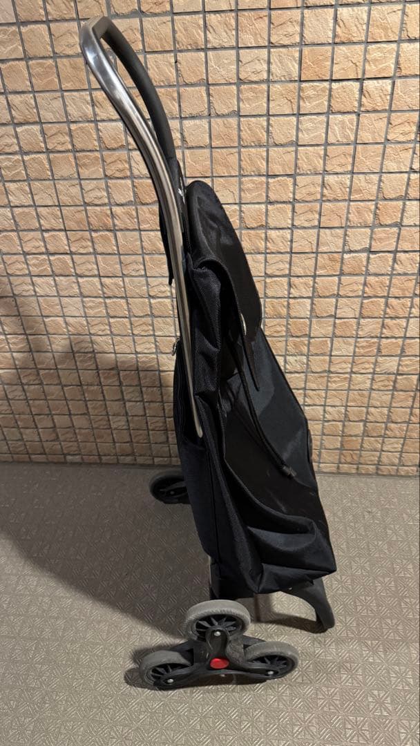 ROLSER キャリーカート 黒　買い物などに。フランスにて購入。
