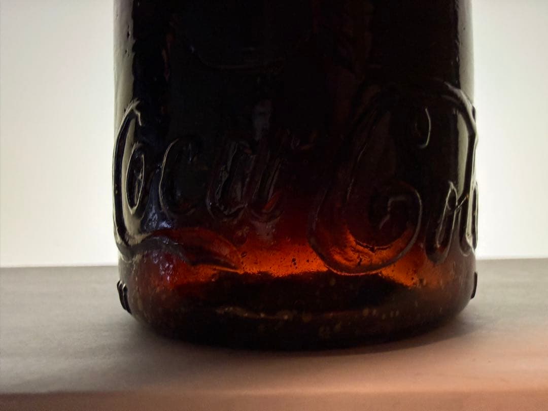 G4 秘蔵品 1910年代 コカコーラ ボトル \"DARK AMBER\" 瓶