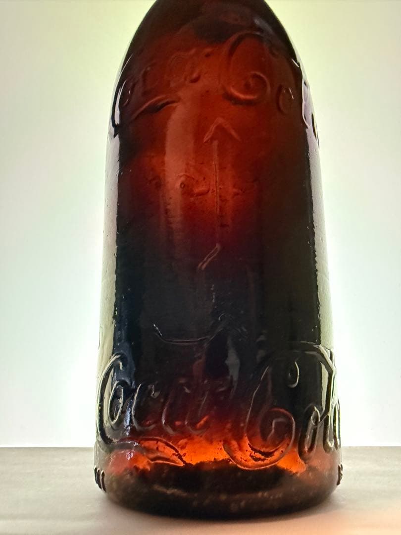 G4 秘蔵品 1910年代 コカコーラ ボトル \"DARK AMBER\" 瓶