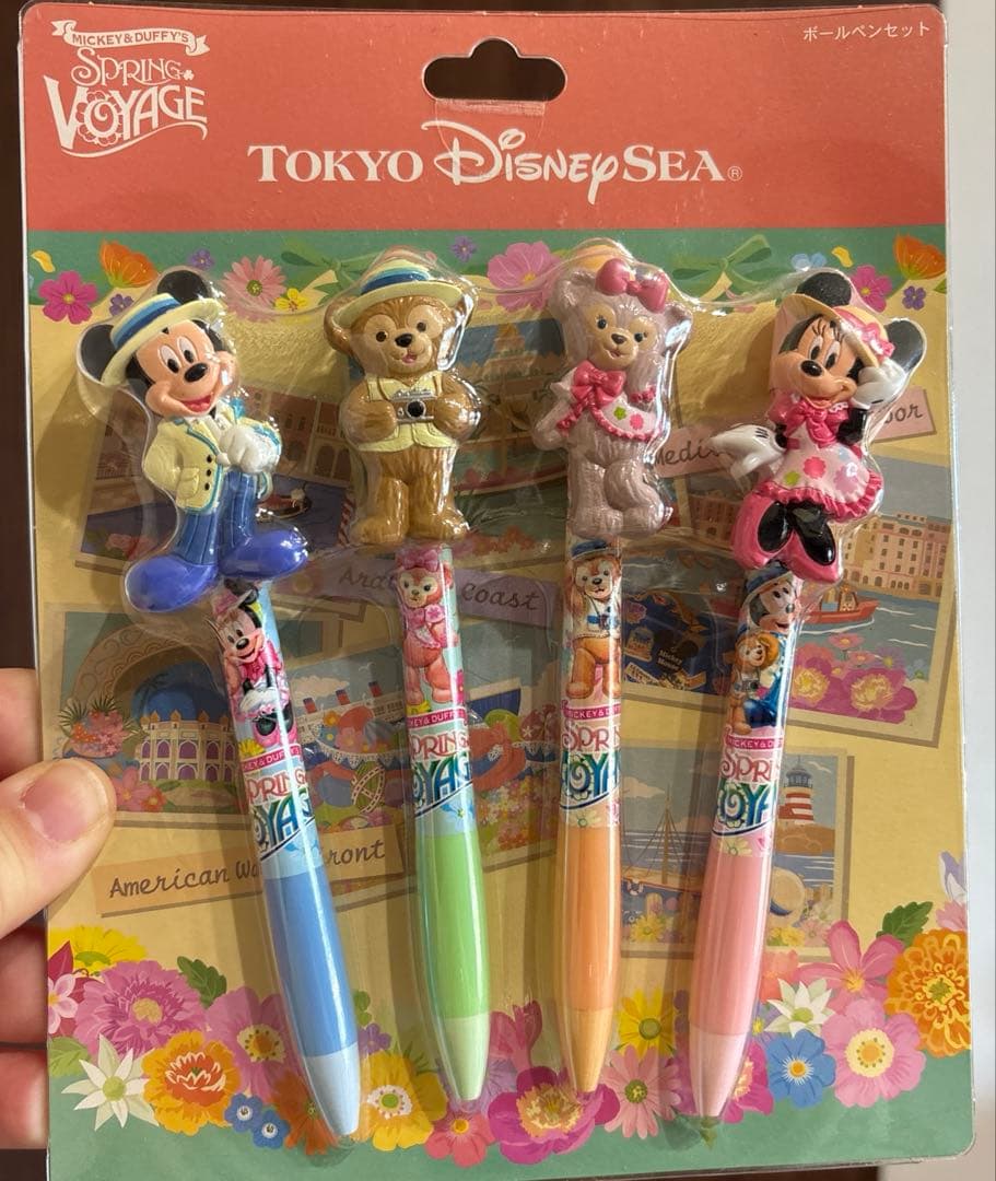 本日限定値引き！ディズニーシー　スプリングヴォヤッジ　ボールペンセット