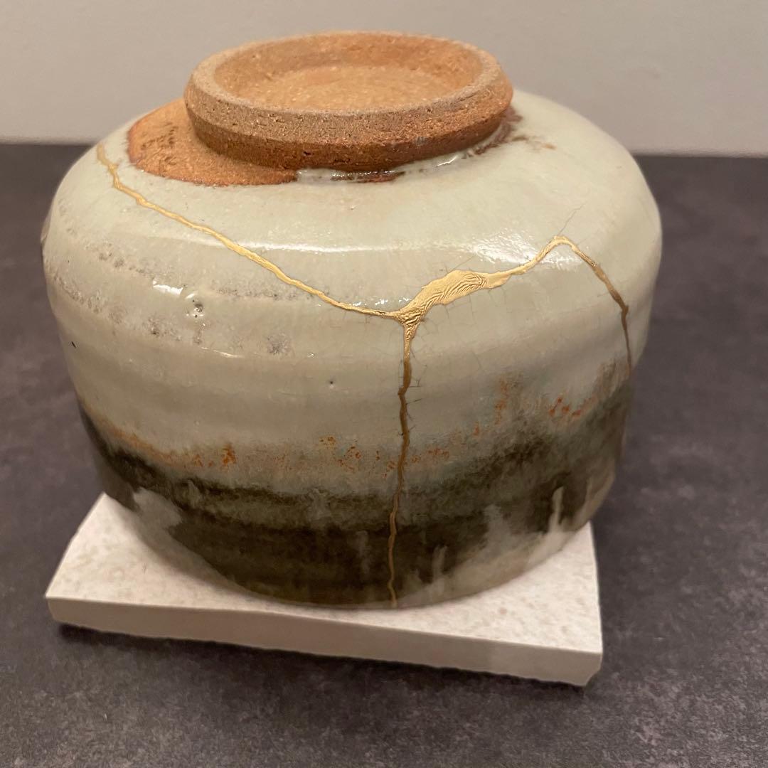 金継ぎ済み　抹茶茶碗-21