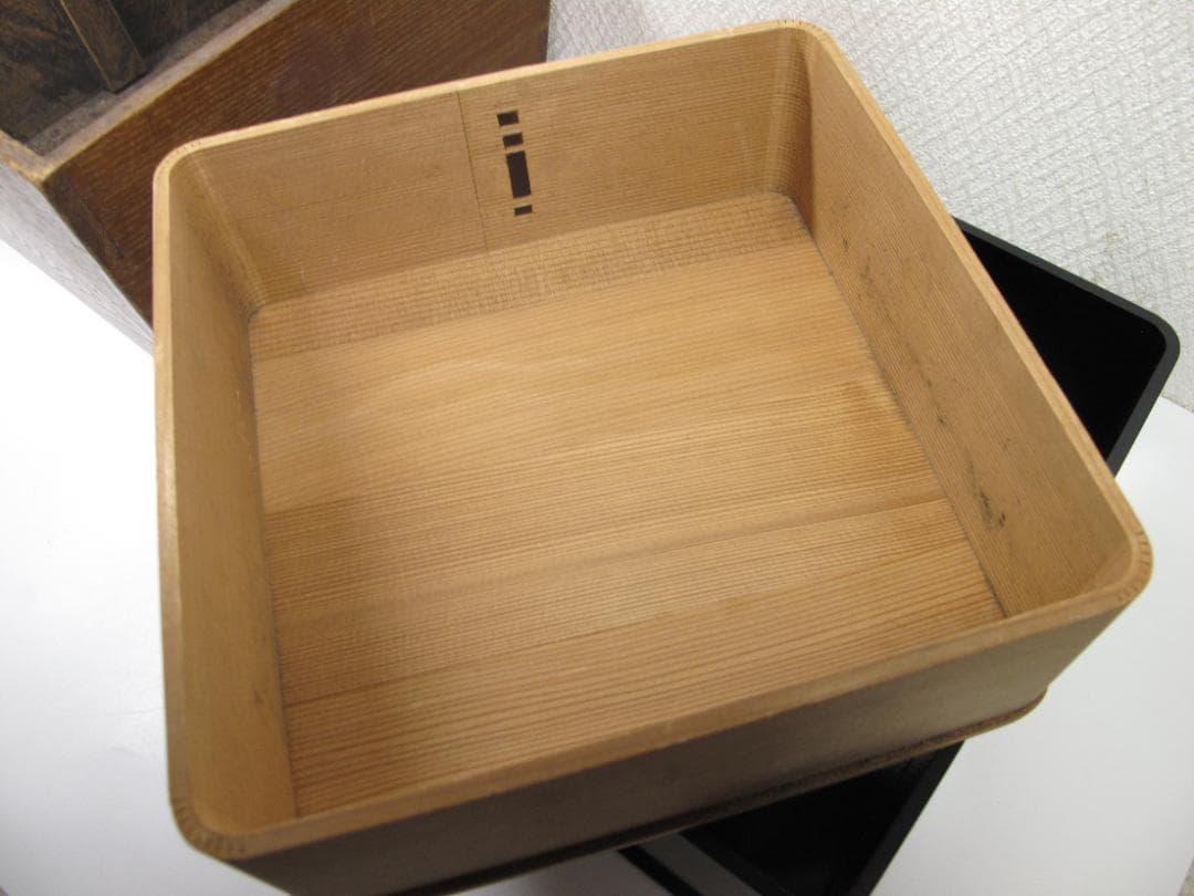 茶道具　炭斗箱　神折敷　おまとめ　３点