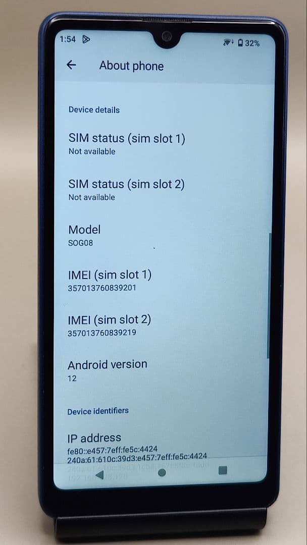 K*u様 SONY Xperia Ace III スマートフォン ブルー