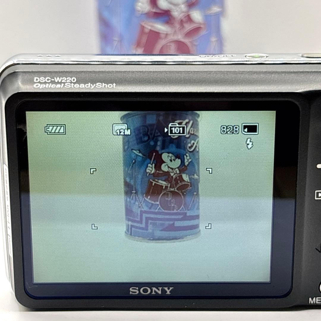 SONY Cyber-shot DSC-W220 ブラック コンデジ　デジカメ
