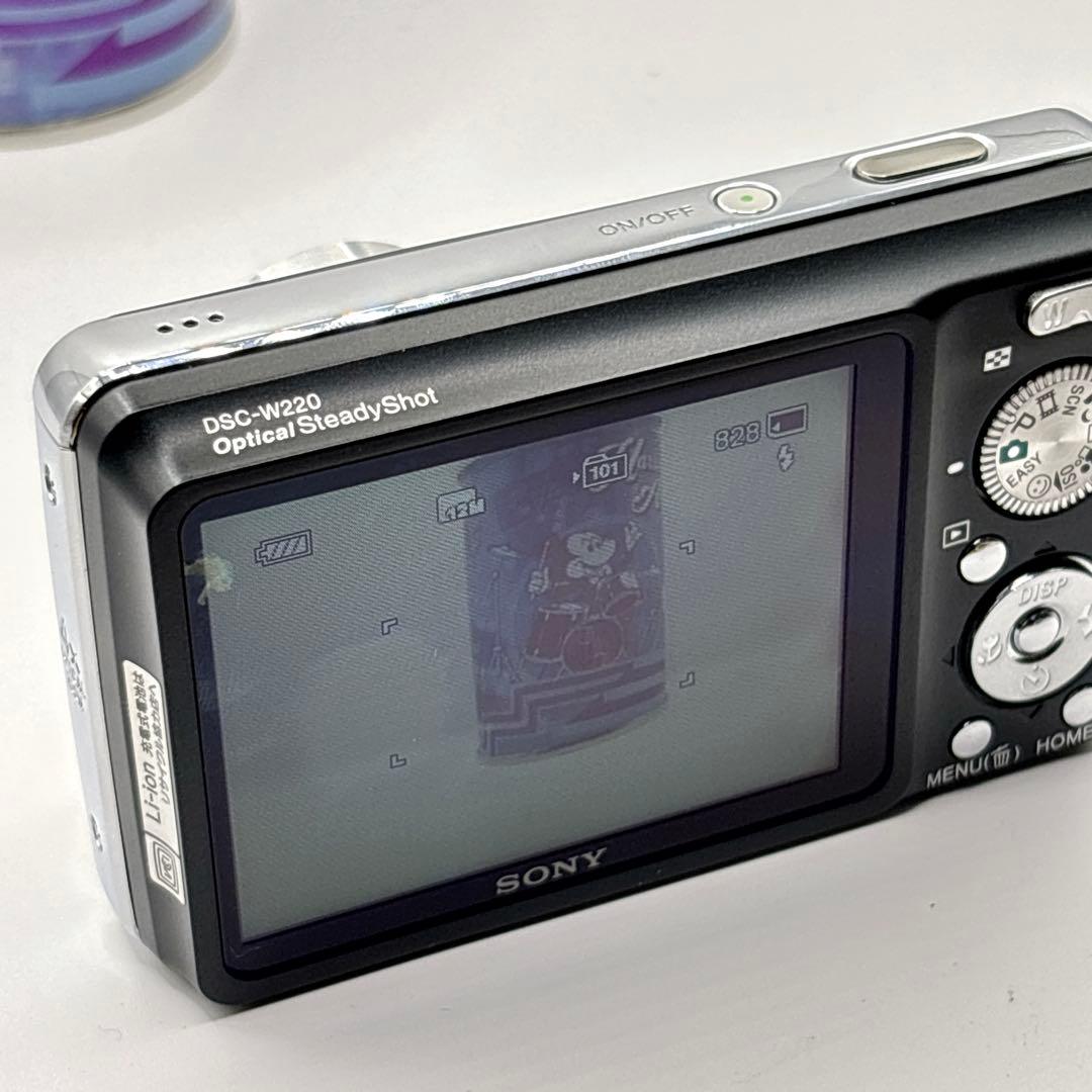 SONY Cyber-shot DSC-W220 ブラック コンデジ　デジカメ