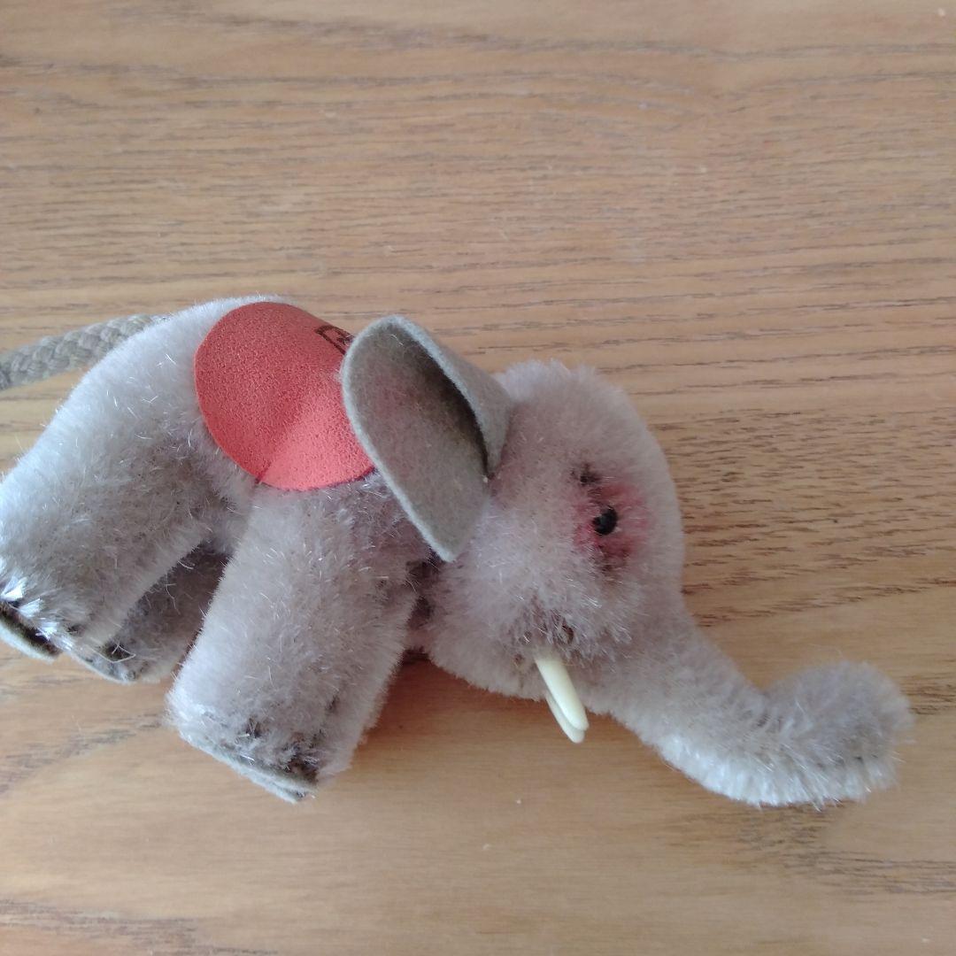 ヴィンテージ シュタイフ　ゾウ　ぬいぐるみ