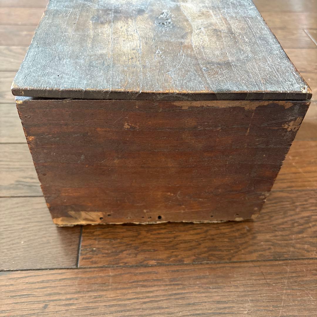 荆渓時大彬 天保末年求之 紫泥水注木箱　煎茶道具