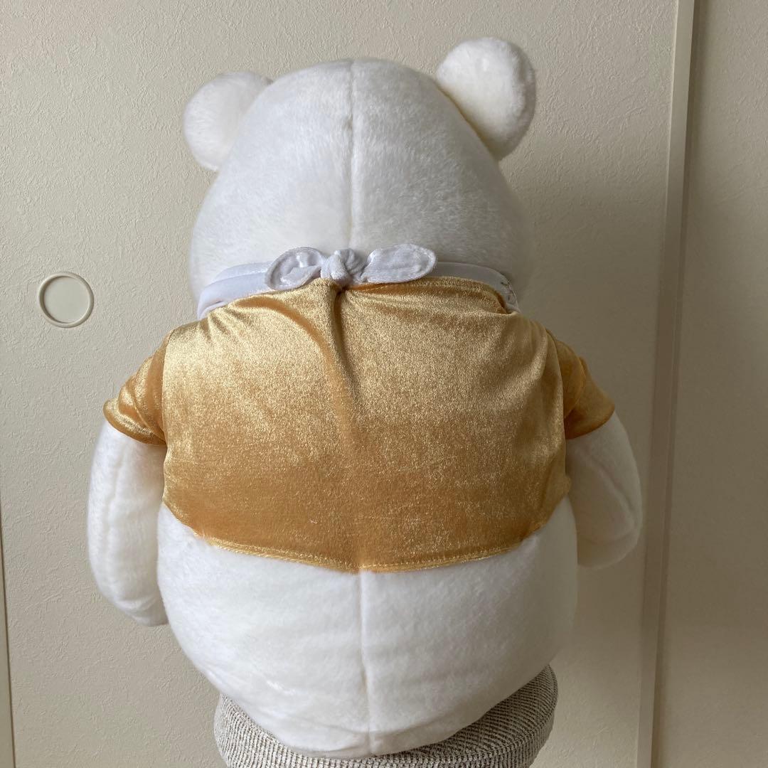 【特大サイズ】真っ白くまのプーさんぬいぐるみ＊冬季限定デザイン
