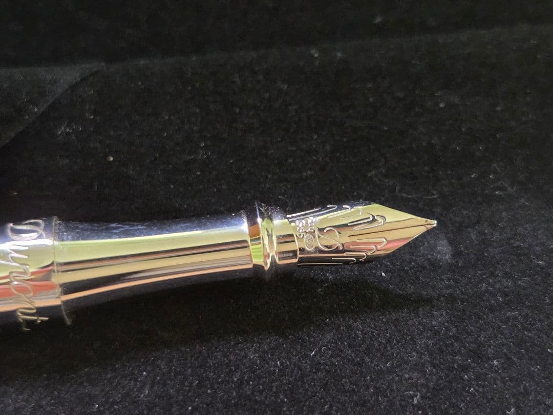 《美品》S.T.Dupont 万年筆 リベルテ M パーリーグレーラッカー