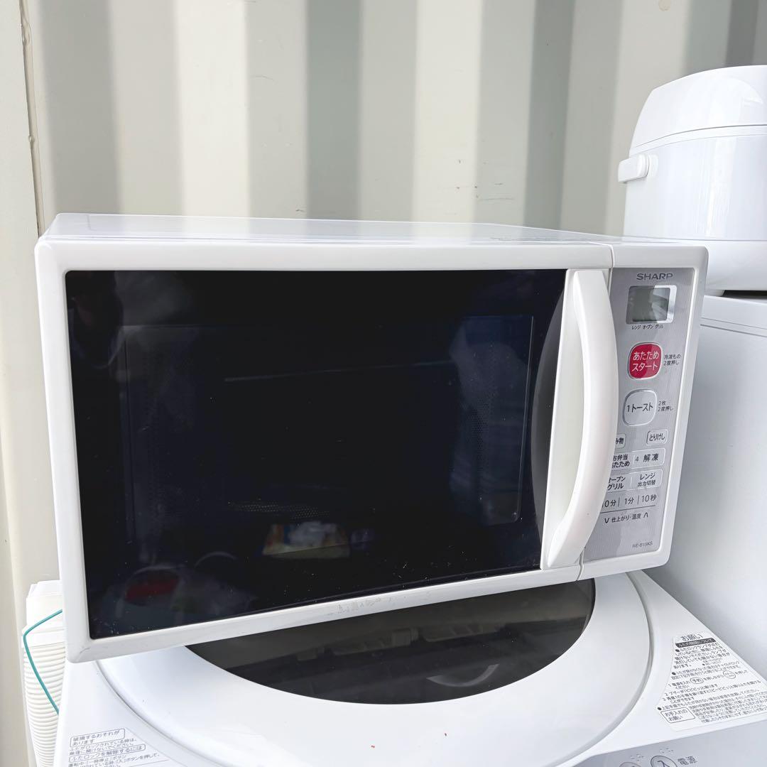 取付無料！SHARP冷蔵庫オーブンレンジ・東芝洗濯機炊飯器・電子ケトルセット