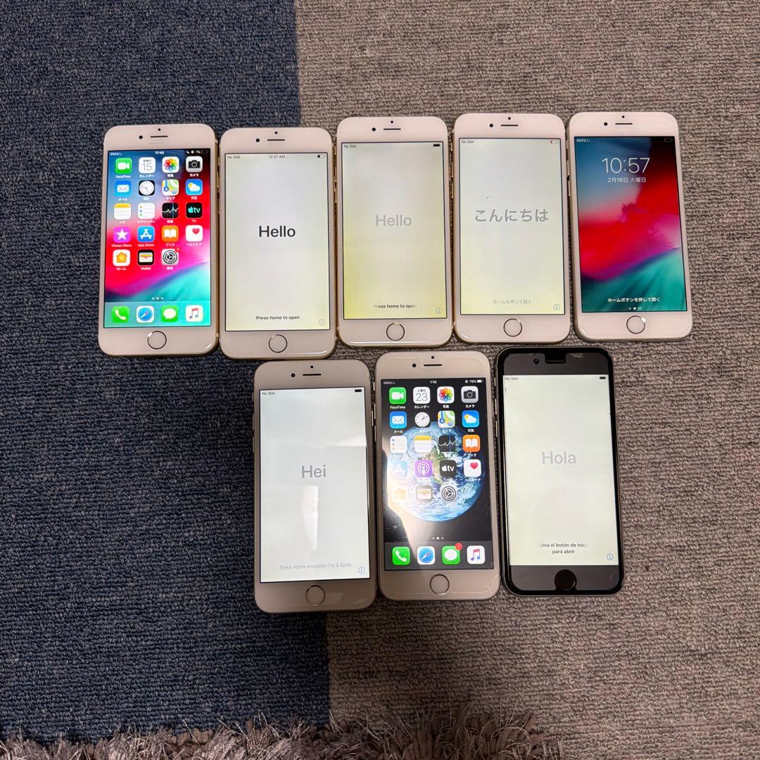 iPhone6s 3台　iPhone6 5台