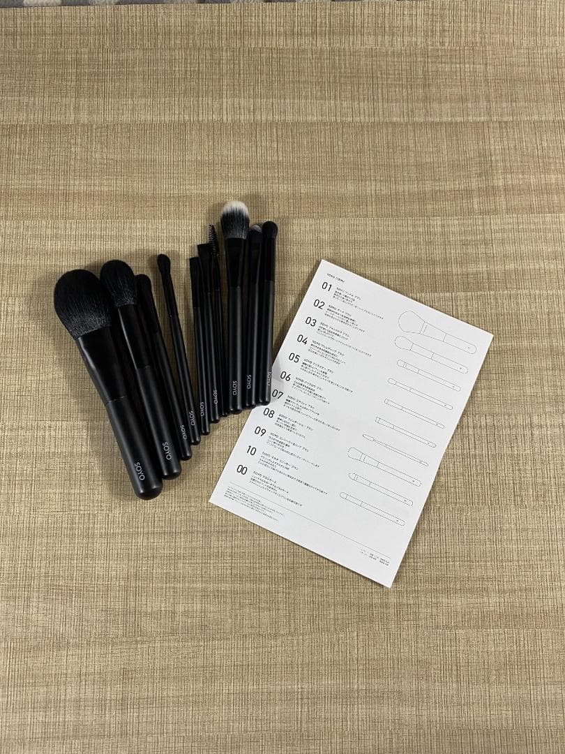 【未使用】10本セット 小田切ヒロ SOYOメイクブラシxx