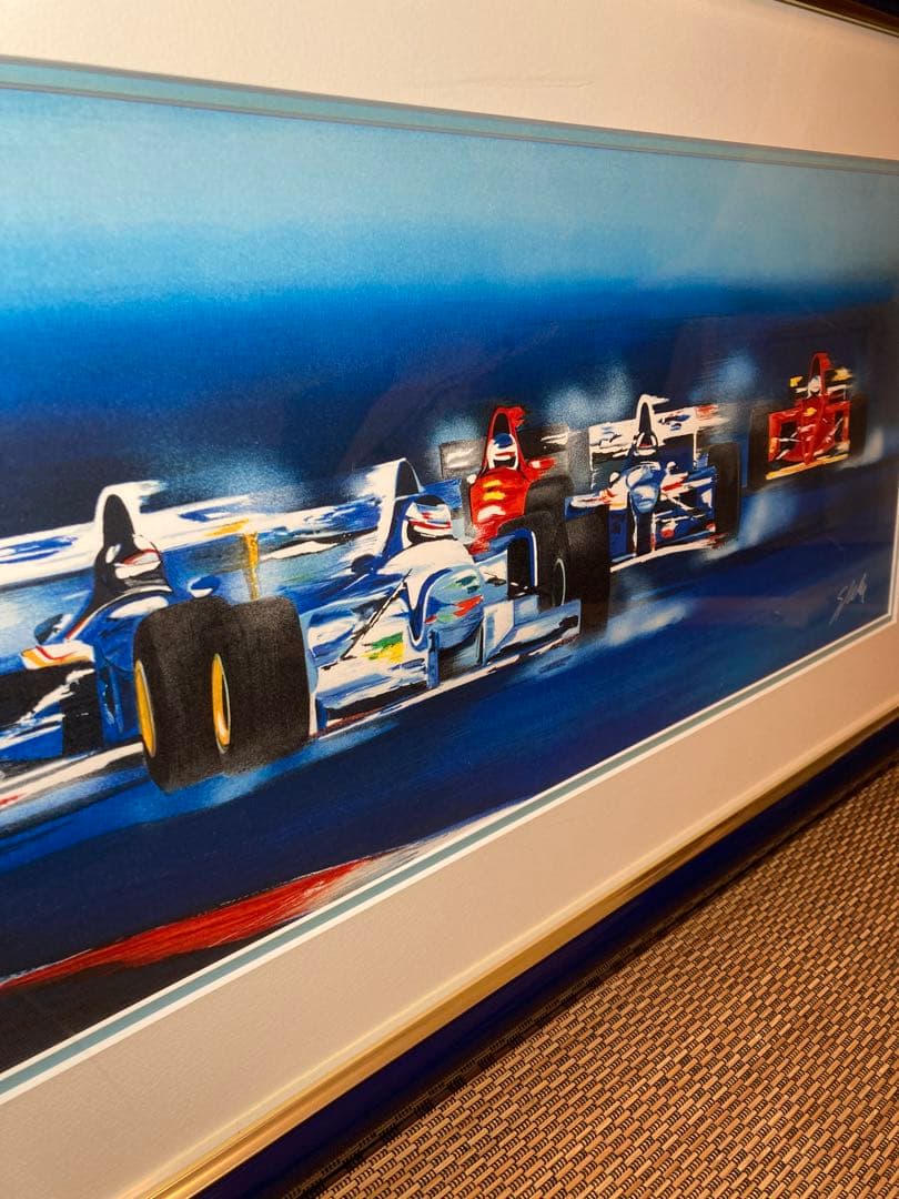 【真作保証】ビクトール スパン　F1 　額装　直筆サイン 30枚限定　8/30