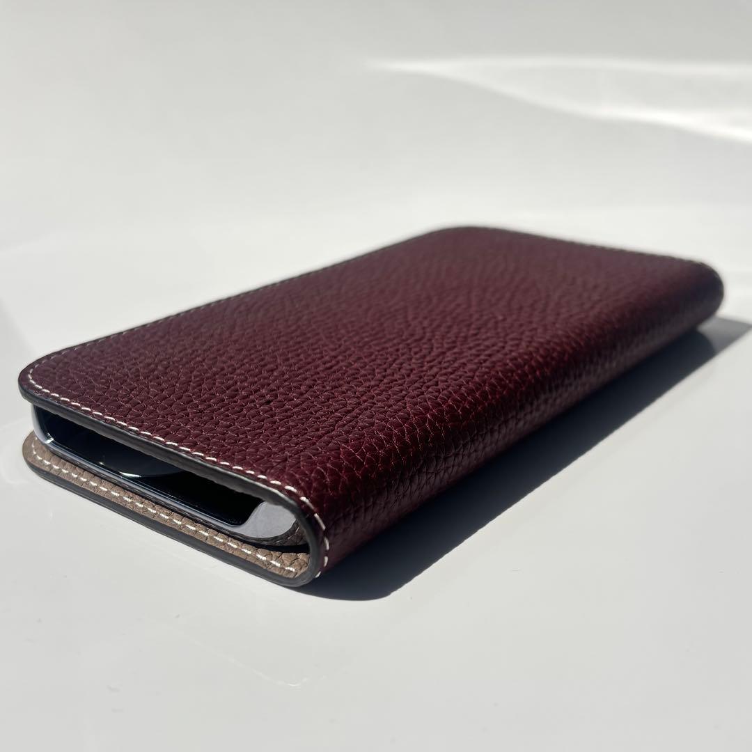 ✨美品⭐️ボナベンチュラ iPhone 16 ダイアリーケース ボルドー エトープ