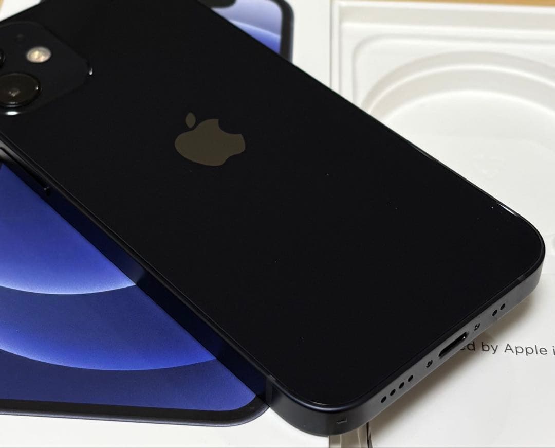 【美品】iPhone 12 mini 64GB ブラック　SIMフリー　動作良好