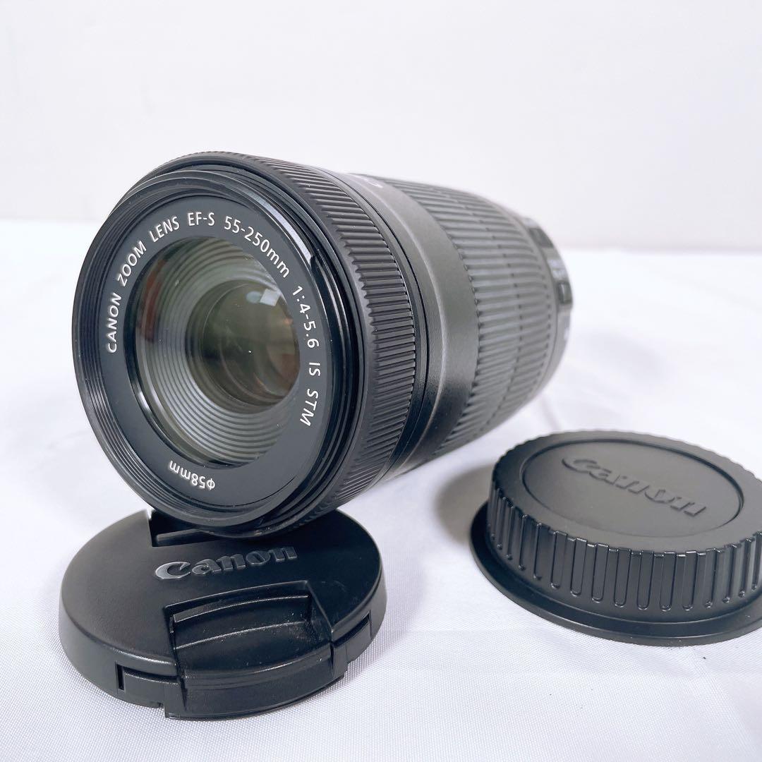 【美品】 Canon EF-S 55-250mm IS STM 望遠レンズ