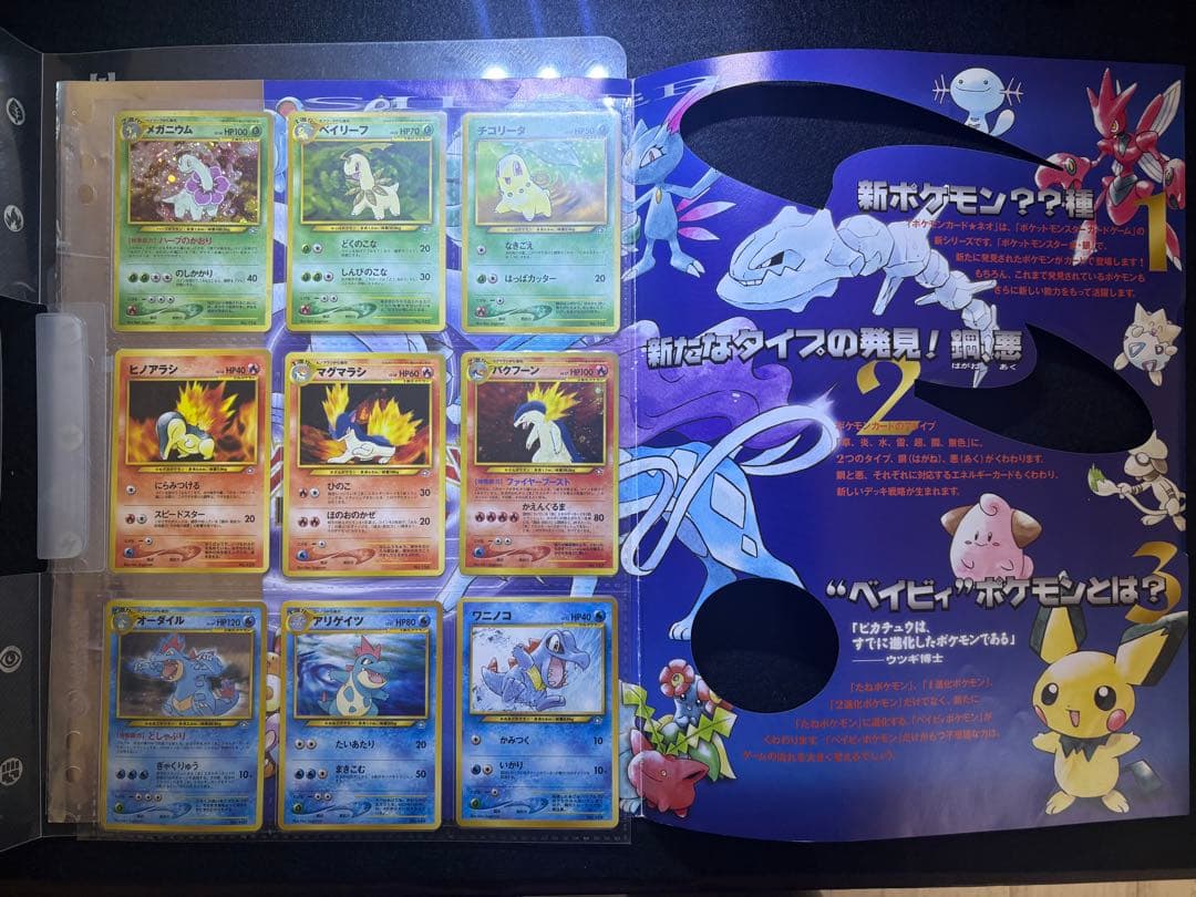 ポケモンカード ネオ プレミアムファイル 金銀 新世界へ…