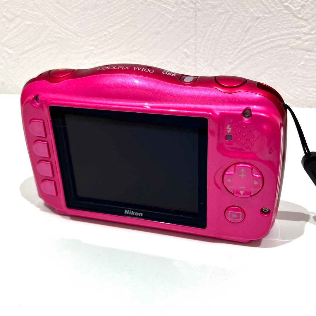 Nikonニコン COOLPIX W100 ピンク デジタル カメラ 動作確認済
