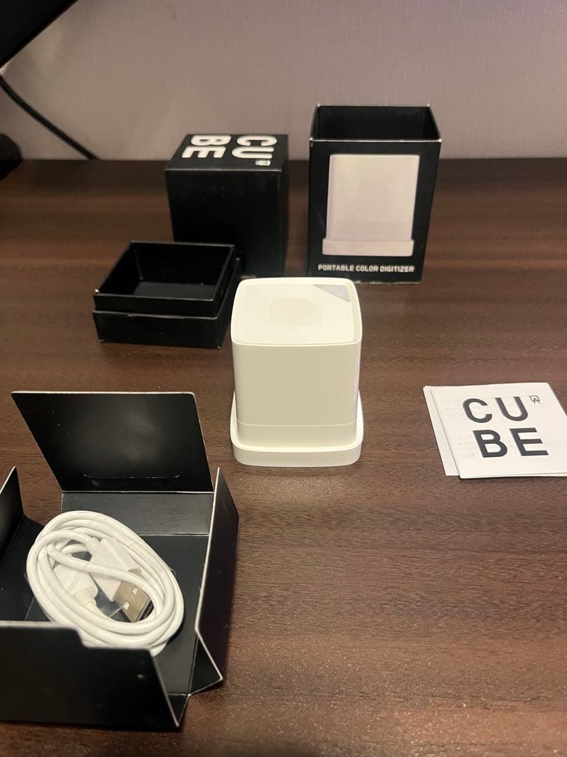 CUBE モバイル ポータブル カラーピッカー デジタイザー 簡易測色ツール
