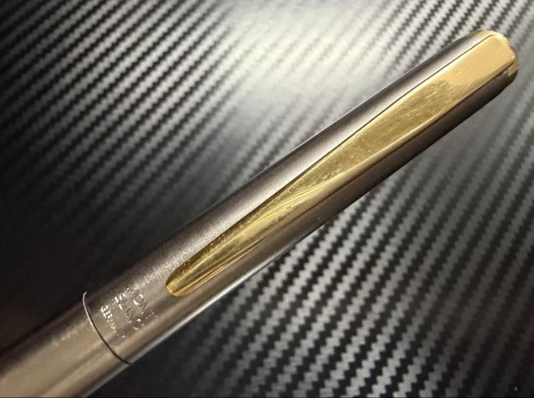 美品 モンブラン ノブレス スリムライン 14K 万年筆 EF 極細字