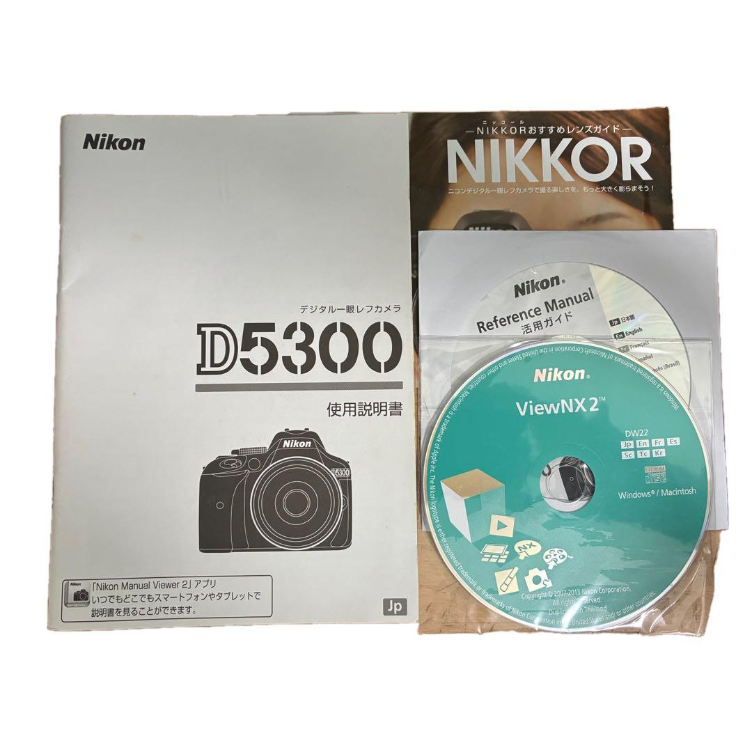 美品 ショット回数7000回位 Nikon D5300 デジタル一眼レフカメラ