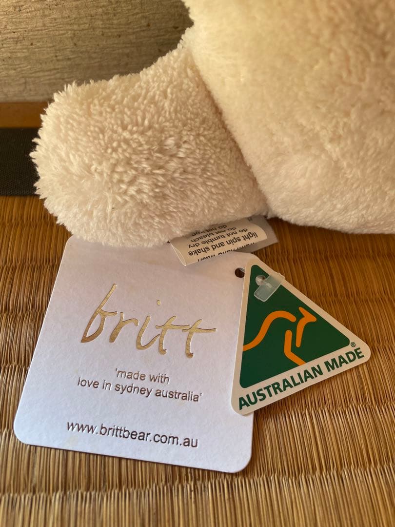 britt コアラ　ぬいぐるみ ホワイト　未使用　黄ばみあり　オーストラリア