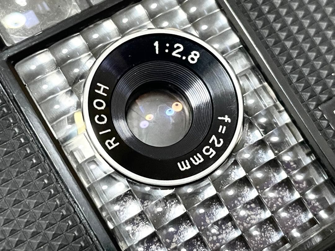 【動作品】　RICOH AUTO HALF EF2 ブラック　モルト新品