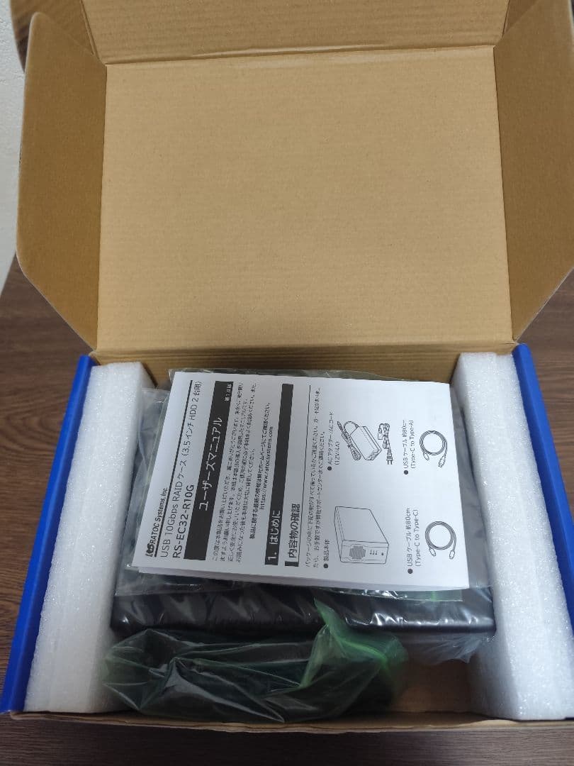 RS-EC32-R10G USB10Gbps RAIDケース3.5HDD2台用