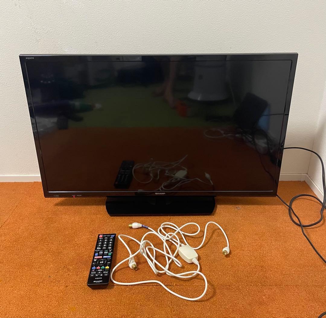 シャープ32V型 液晶テレビ Wチューナー 色鮮やかなクリアな