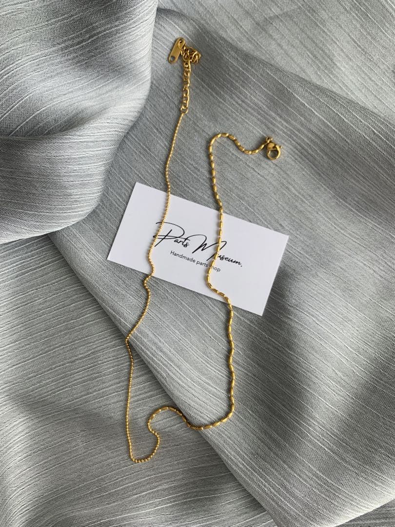 PartsMuseum超超高品質変色しにくいネックレスチェーン1本475円
