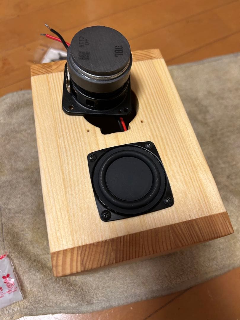 自作スピーカー フルレンジ パッシブラジエーター搭載