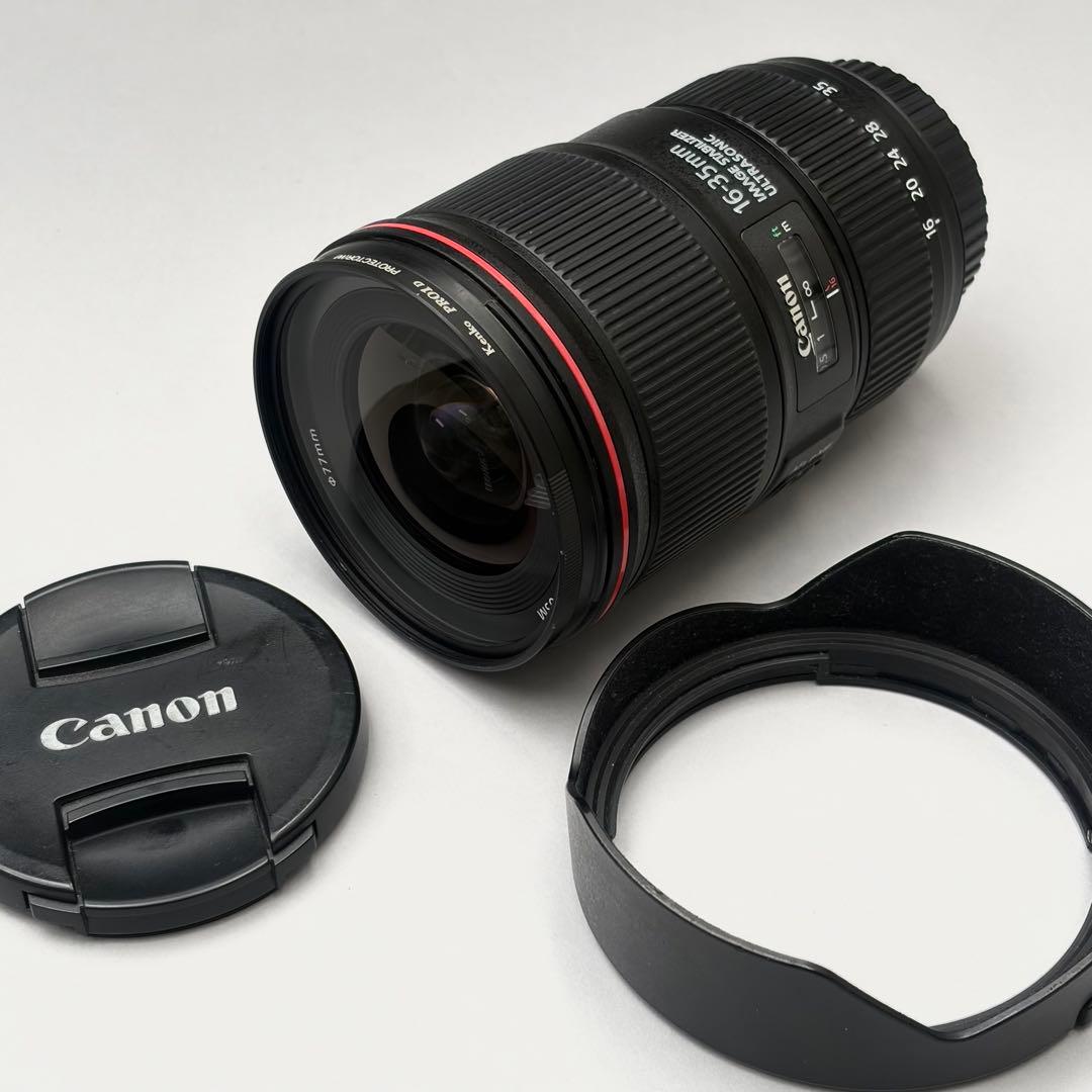 Canon EF16-35mm F4L IS USM 元箱付 Zeta付