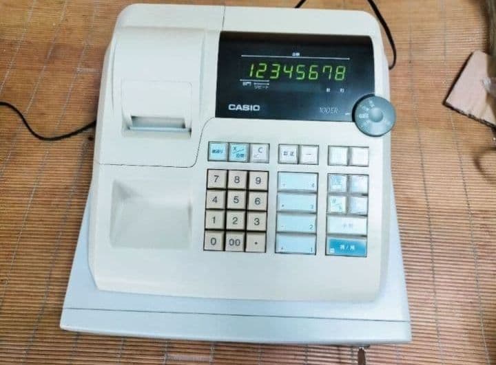カシオレジスター　100ER　簡単便利特殊　送料込　000121