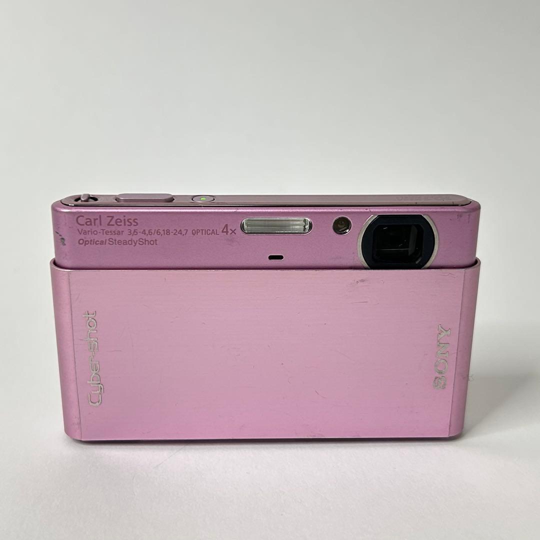 SONY Cyber-shot DSC-T77 コンパクトデジタルカメラ　ピンク