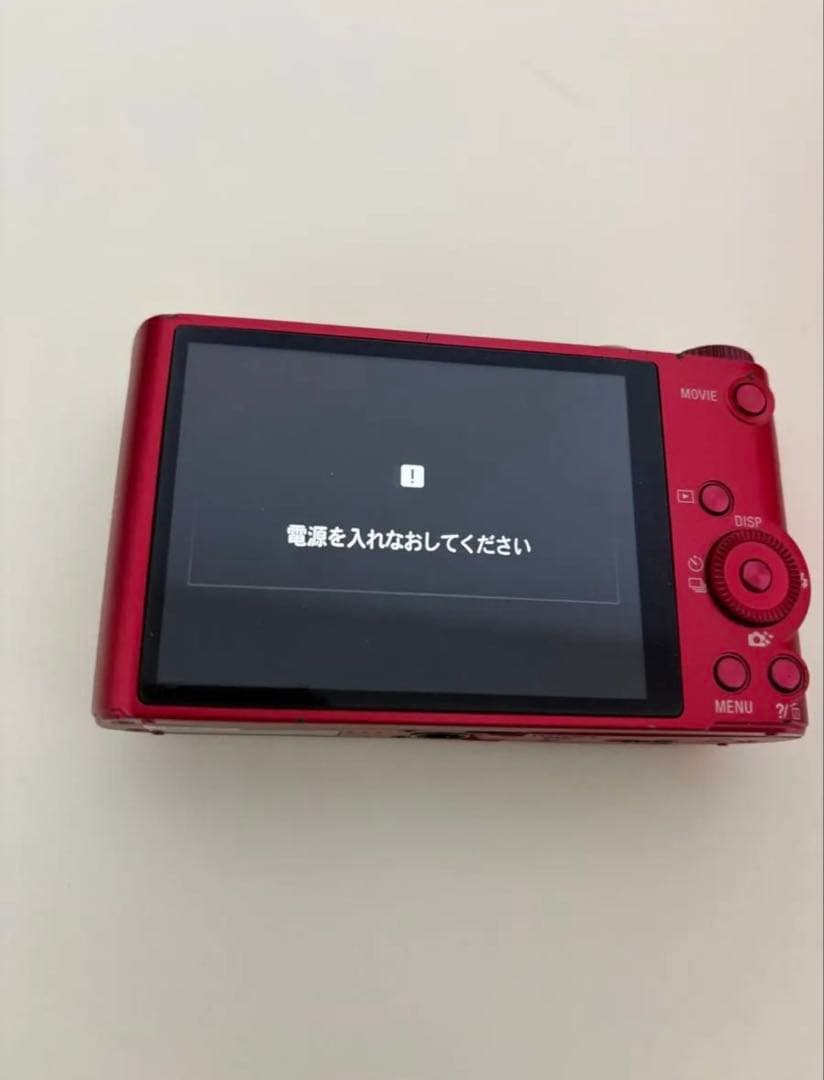 【ジャンク品】SONY dsc-wx300 サイバーショット レッド